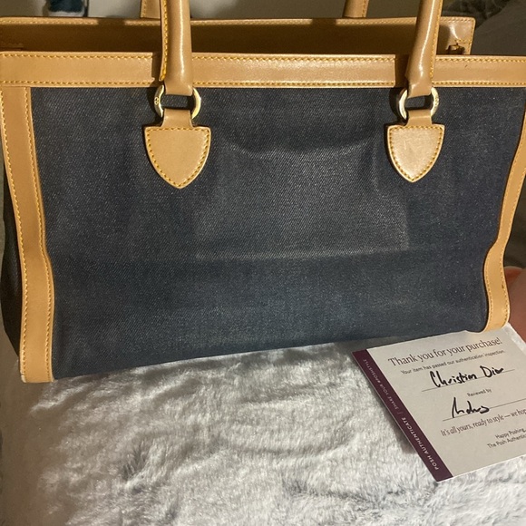 Authentic Denim Christian Dior shoulder bag 100% POSHMARK certified 👖👜 - Picture 8 of 17